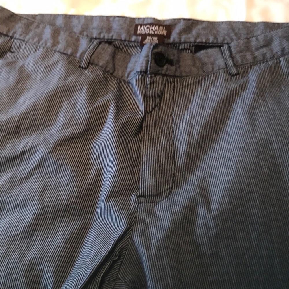 Michael Kors grey striped dress pants